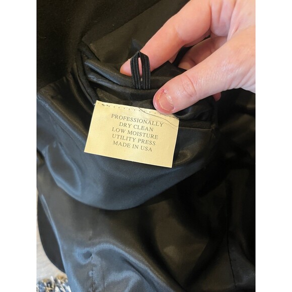 Fioravanti Couture Men’s Black 100% Cashmere Blazer Jacket Made in USA M - Picture 14 of 16